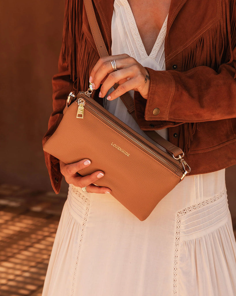 Millie Crossbody Bag Caramel Bags and Purses Louenhide