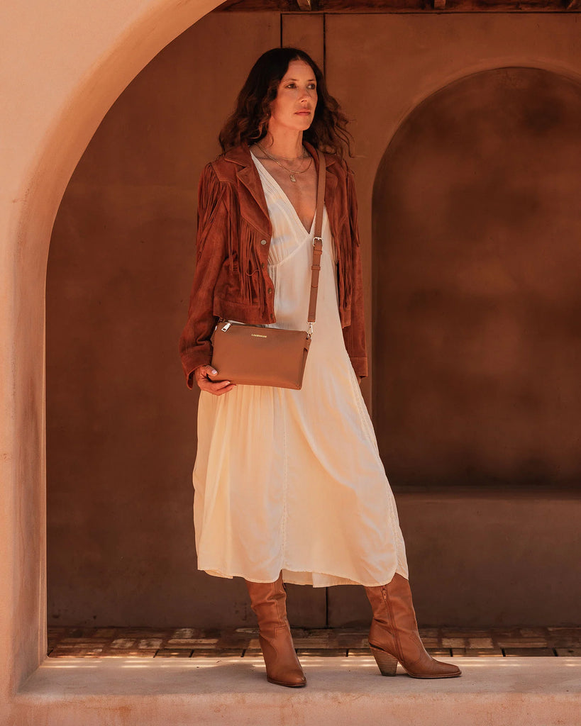Millie Crossbody Bag Caramel Bags and Purses Louenhide
