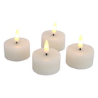 Flameless S/4 Tealights Ivory Gifts and Accessories Lavida