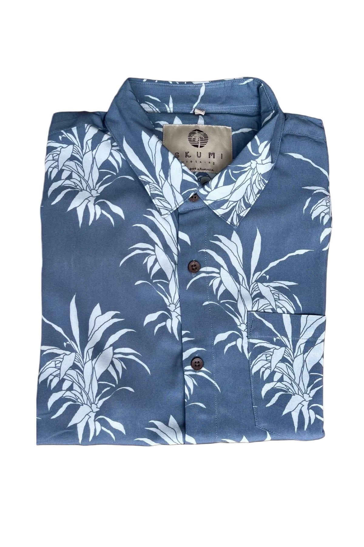 Bamboozled Blue Mens Shirt Mens Tops Skumi S