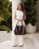 Sutton Shoulder Bag Chocolate Bags and Purses Louenhide