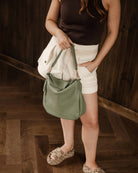 Nadia Shoulder Bag Sage Green Bags and Purses Louenhide