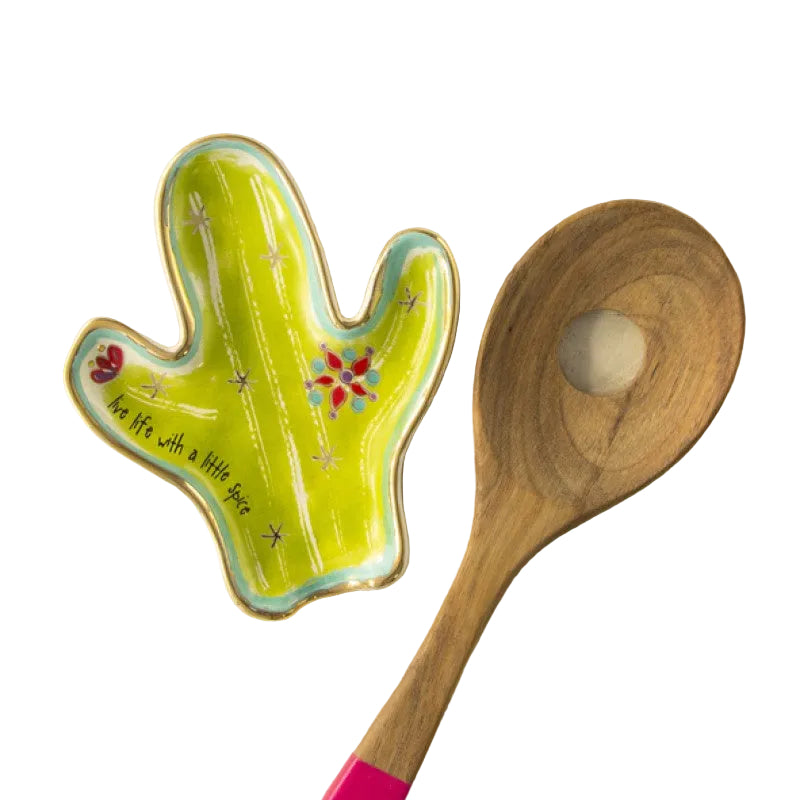 Spoon Rest Cactus Live Life Gifts and Accessories Natural Life