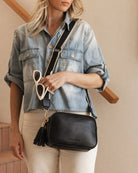 Jacinta Gia Crossbody Bag Black Bags and Purses Louenhide