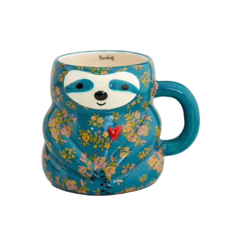 Folk Mug Sylvia Sloth Gifts and Accessories Natural Life
