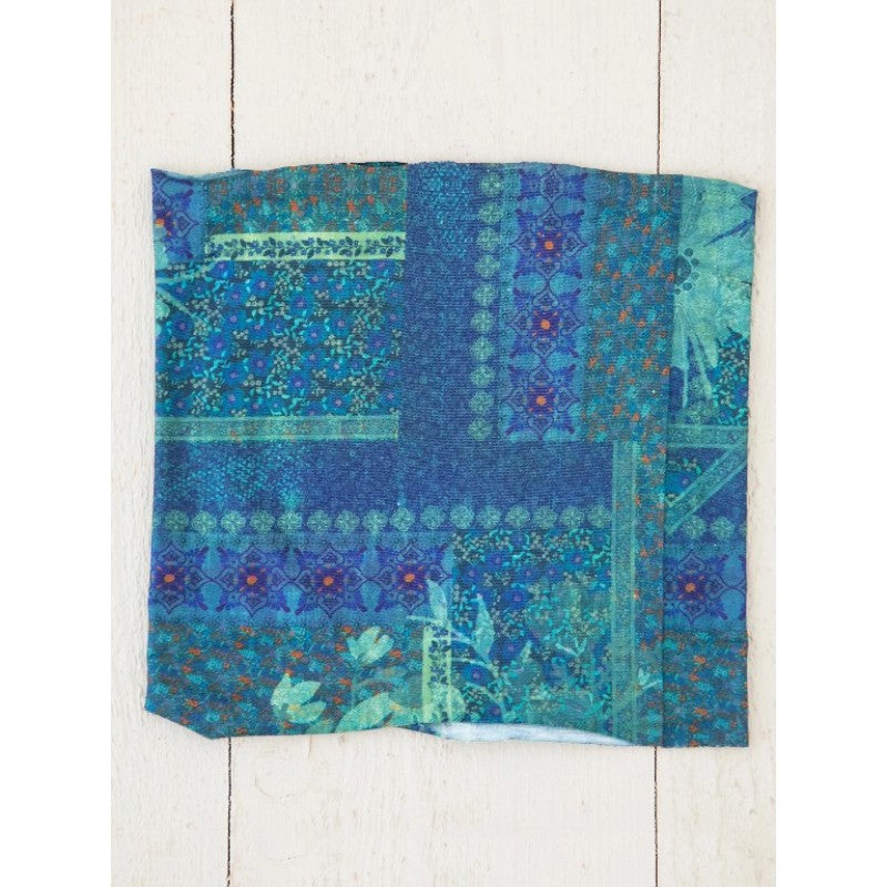 Boho Bandeau Half Indigo Patchwork Bandeau Natural Life