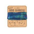 Boho Bandeau Half Indigo Patchwork Bandeau Natural Life