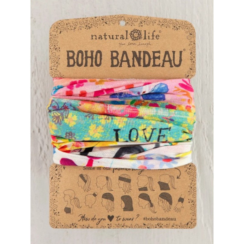 Boho Bandeau Rainbow Love Bandeau Natural Life