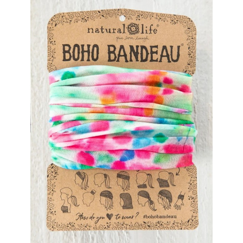 Boho Bandeau Spring Rainbow Tie Dye - Global Free Style