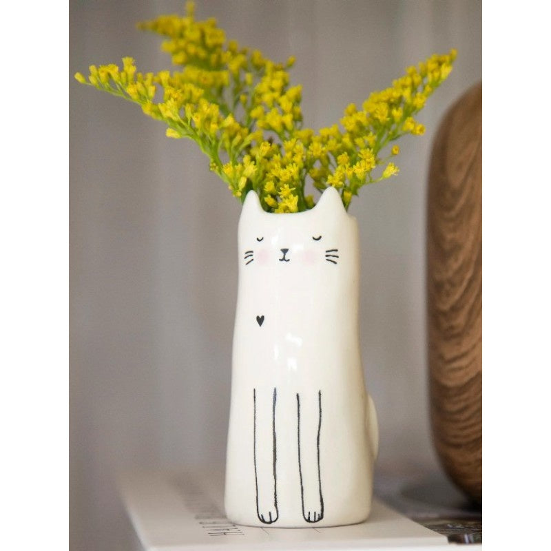 Cutest Little Bud Vase Cat - Global Free Style