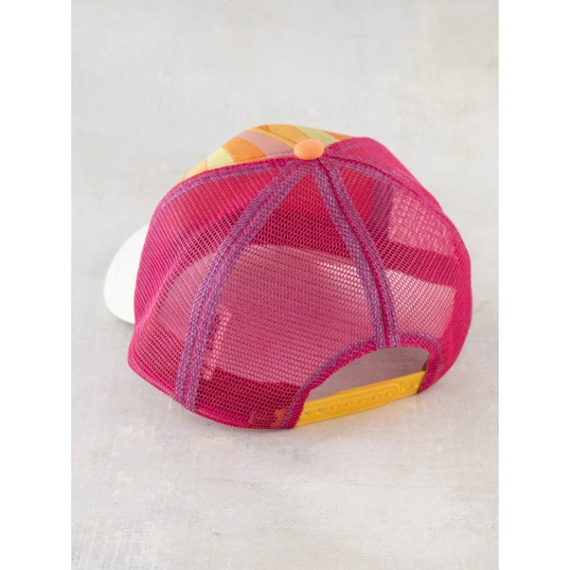 Trucker Hats Orange Waves Gifts and Accessories Natural Life