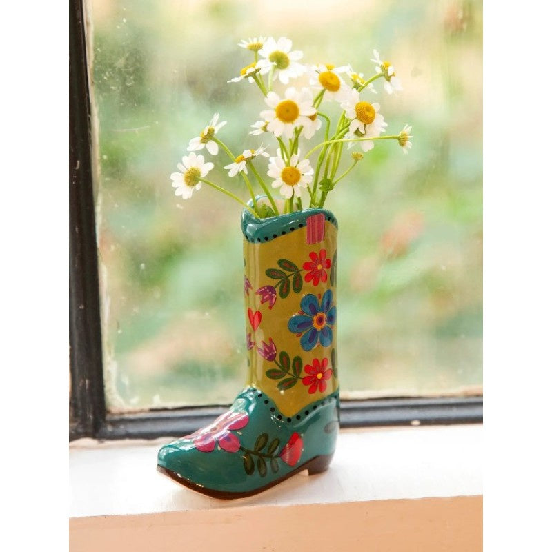 Cutest Little Bud Vase Boot Gifts and Accessories Natural Life
