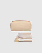 Brianna Makeup Bag Natural/Tan Bags and Purses Louenhide