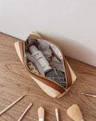 Brianna Makeup Bag Natural/Tan Bags and Purses Louenhide