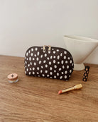 Baby Nancy Makeup Bag Chocolate Raindrop Bags and Purses Louenhide