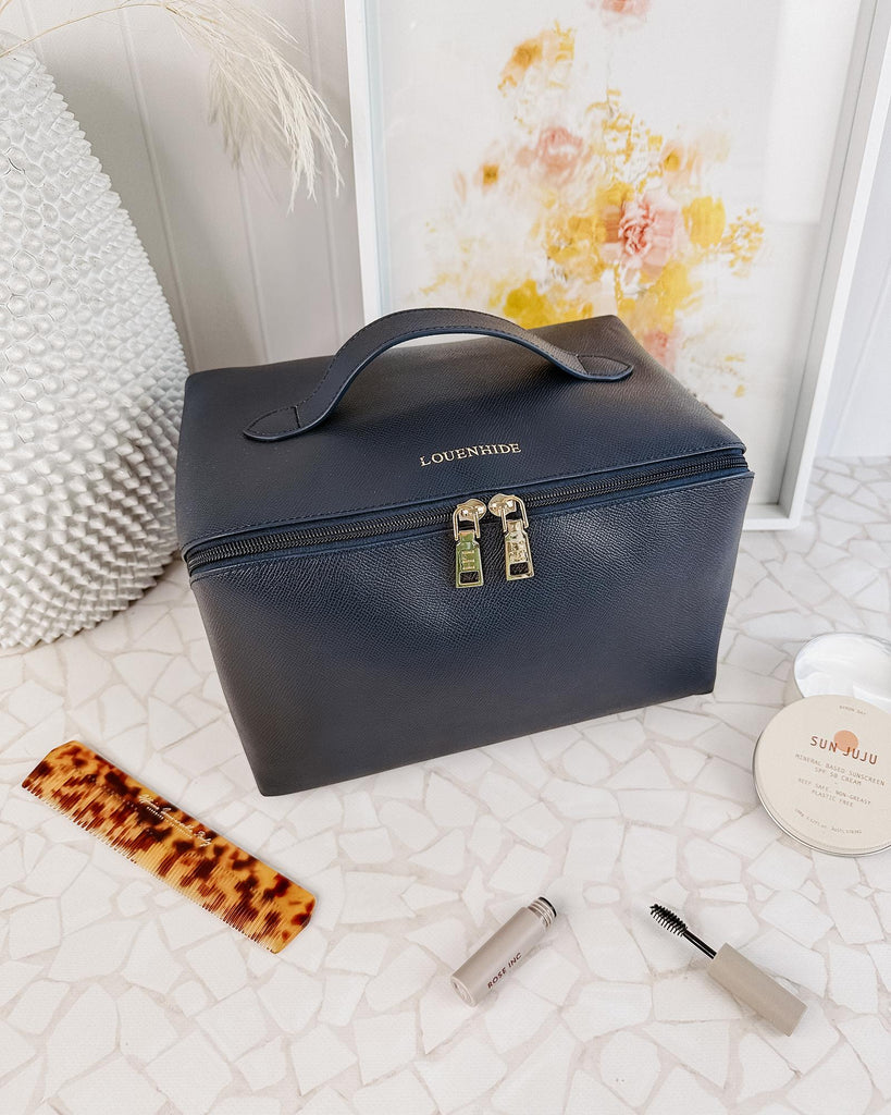 Orion Cosmetic Case Navy Bags and Purses Louenhide   