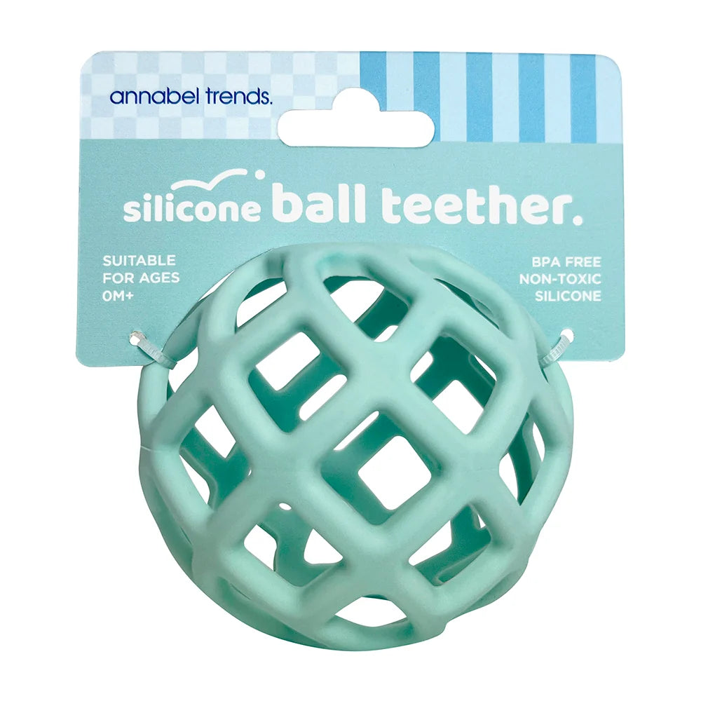 Silicone Ball Teether Aqua Gifts and Accessories Annabel Trends