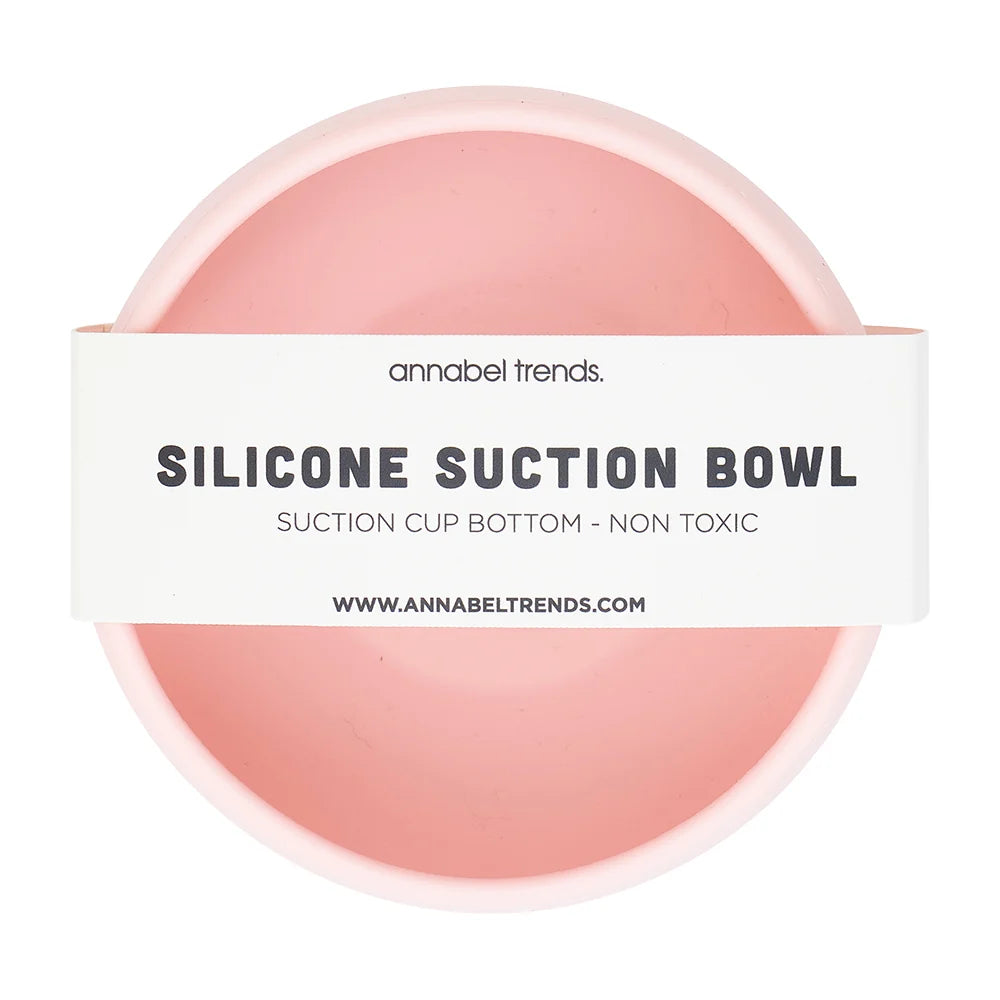 Silicone Suction Bowl Blush Pink Gifts and Accessories Annabel Trends