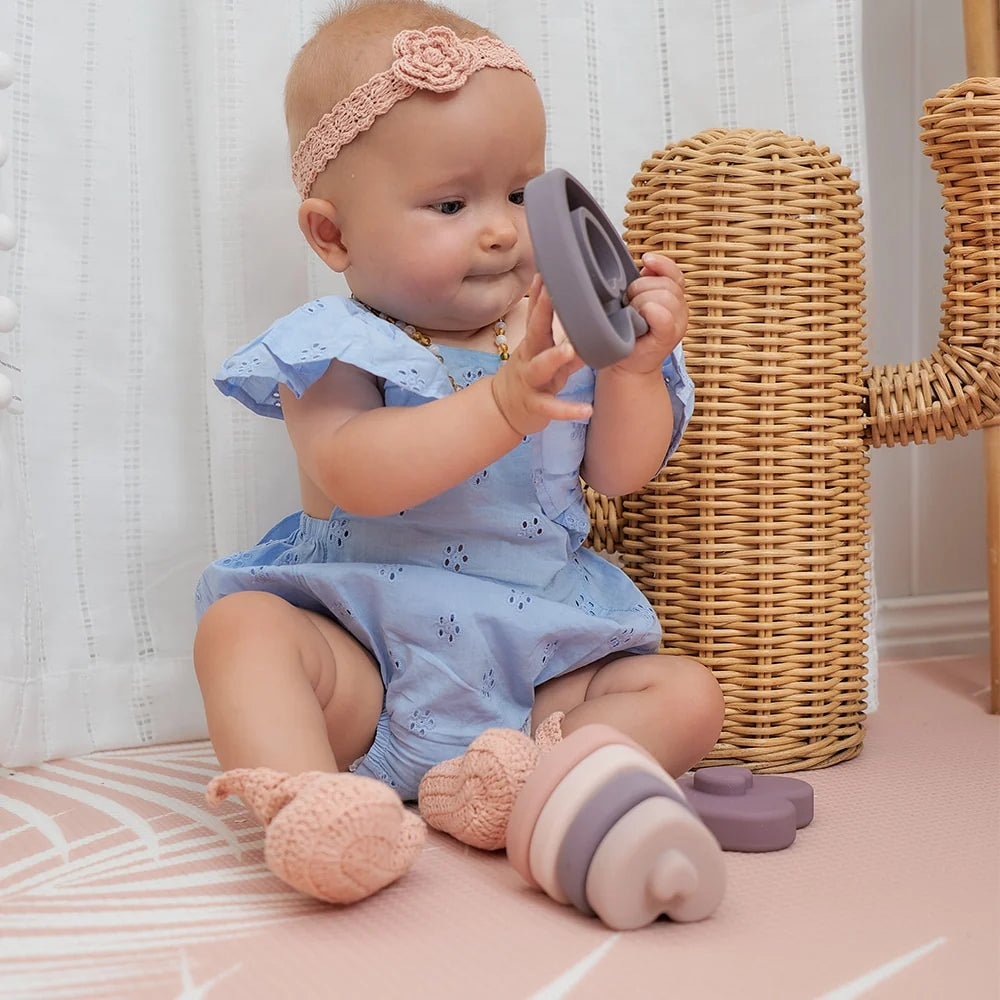 Silicone Stackable Toy Heart Gifts and Accessories Annabel Trends