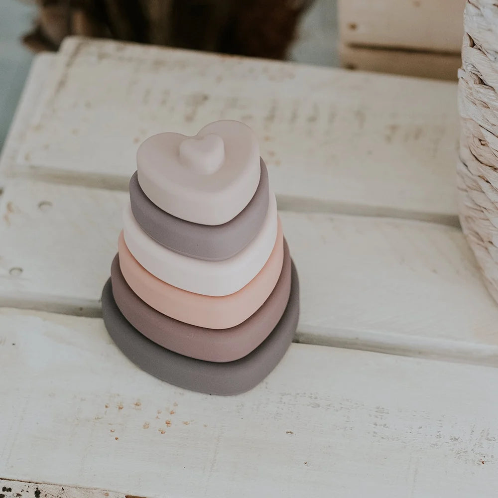 Silicone Stackable Toy Heart Gifts and Accessories Annabel Trends