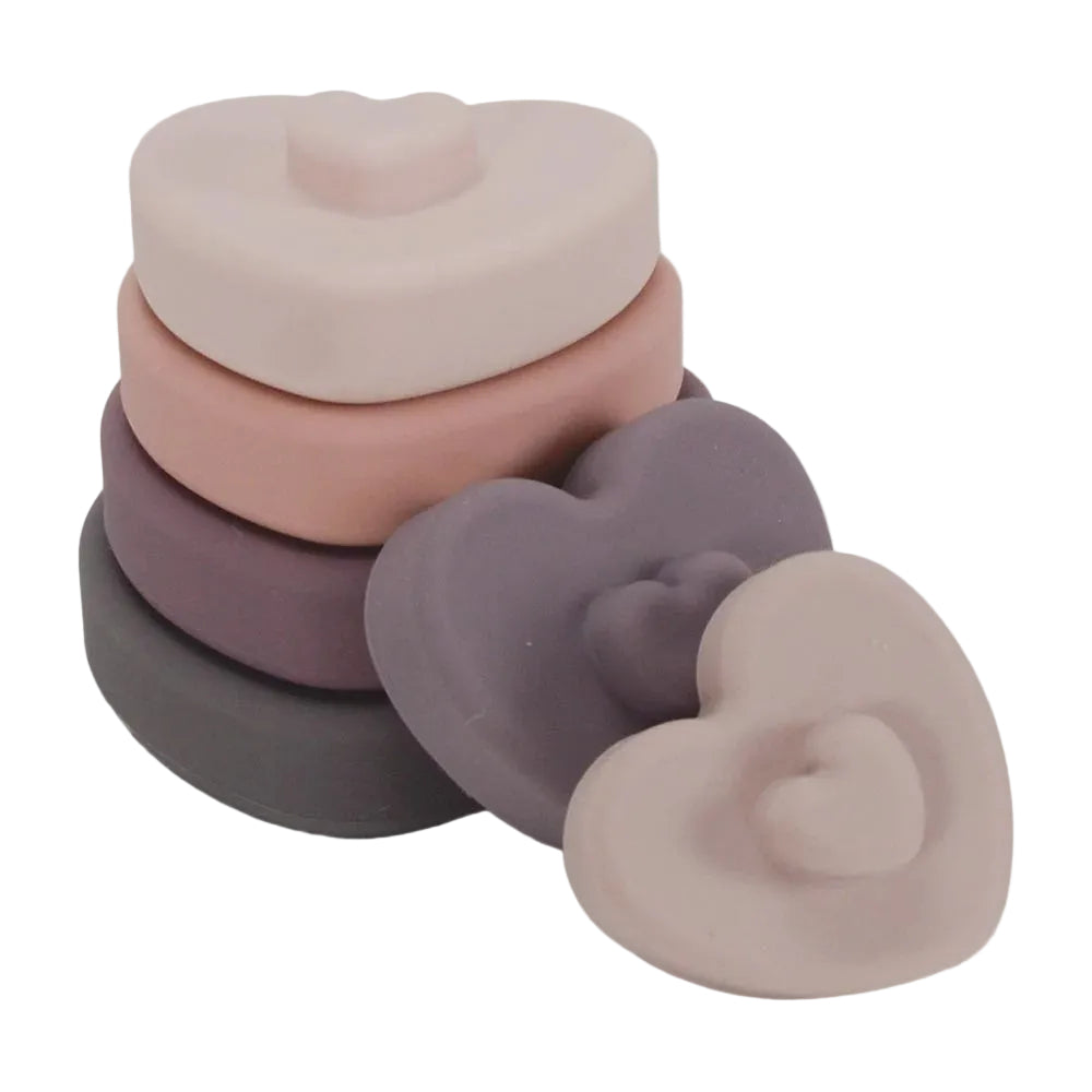 Silicone Stackable Toy Heart Gifts and Accessories Annabel Trends