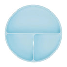 Silicone Suction Divided Plate Iced Blue Gifts and Accessories Annabel Trends