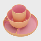 Silicone Two Tone Dinner Set Pink Gifts and Accessories Annabel Trends