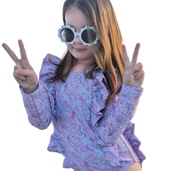 Ava Kids Long Sleeve Swimsuit Kids Dresses Fernleigh Avenue 00