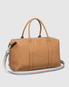 Alexis Stripe Weekender Travel Bag Camel Stripe Bags and Purses Louenhide