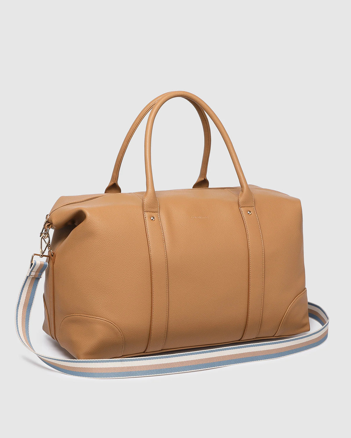 Alexis Stripe Weekender Travel Bag Camel Stripe Bags and Purses Louenhide