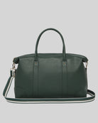 Alexis Stripe Weekender Travel Bag Forest Green Stripe Bags and Purses Louenhide