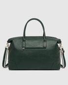 Alexis Stripe Weekender Travel Bag Forest Green Stripe Bags and Purses Louenhide