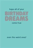 Greeting Card - Birthday Dreams Cards and Wrap Waterlyn