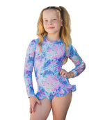 Marli Blue Open Back Girls Swimwear Kids Dresses Fernleigh Avenue 00