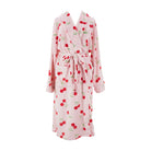 Bath Robe Cosy Luxe Velvet Cherry Body Annabel Trends
