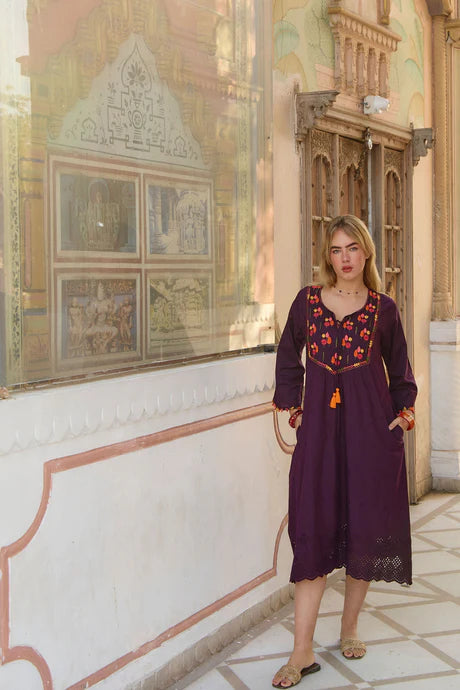 Daisy Dress Tangier Embroidery Dresses Naudic
