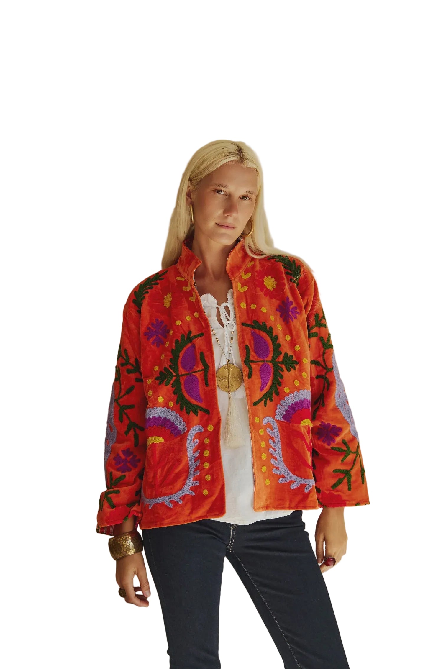 Flame Orange Clubhouse Jacket Jackets Naudic