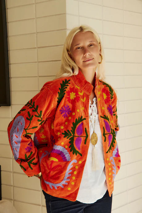 Flame Orange Clubhouse Jacket Jackets Naudic