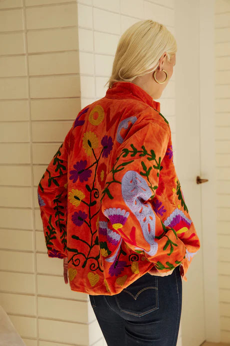 Flame Orange Clubhouse Jacket Jackets Naudic