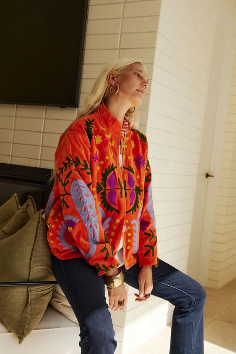 Flame Orange Clubhouse Jacket Jackets Naudic