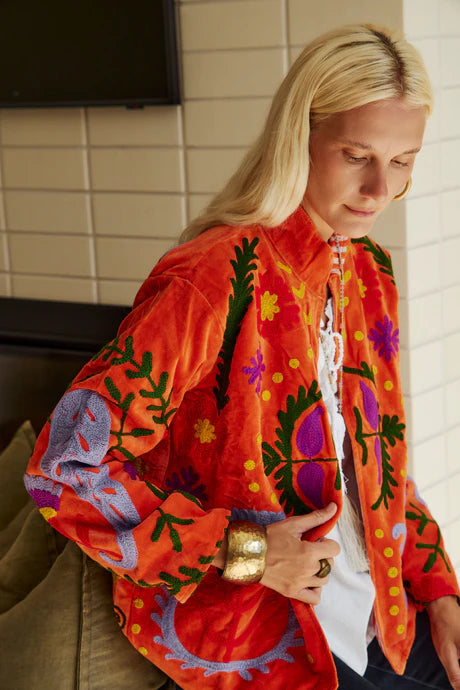 Flame Orange Clubhouse Jacket Jackets Naudic