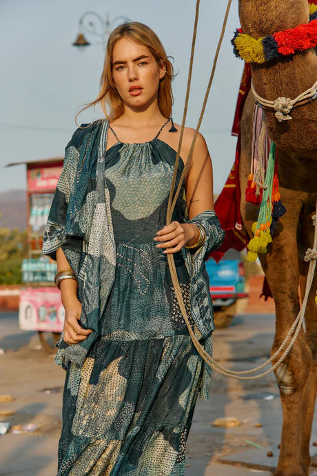 Olympia Dress Mist Dresses Naudic