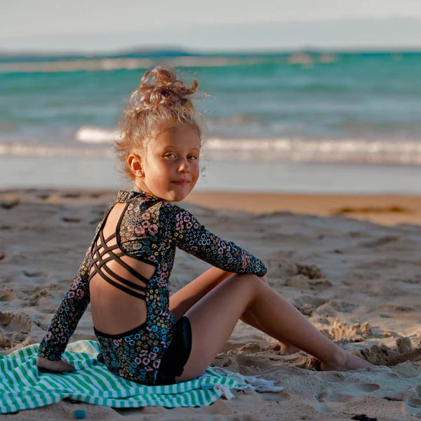Pippa Open Back Girls Swimwear Kids Dresses Fernleigh Avenue