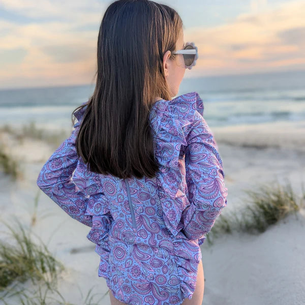 Ava Kids Long Sleeve Swimsuit Kids Dresses Fernleigh Avenue