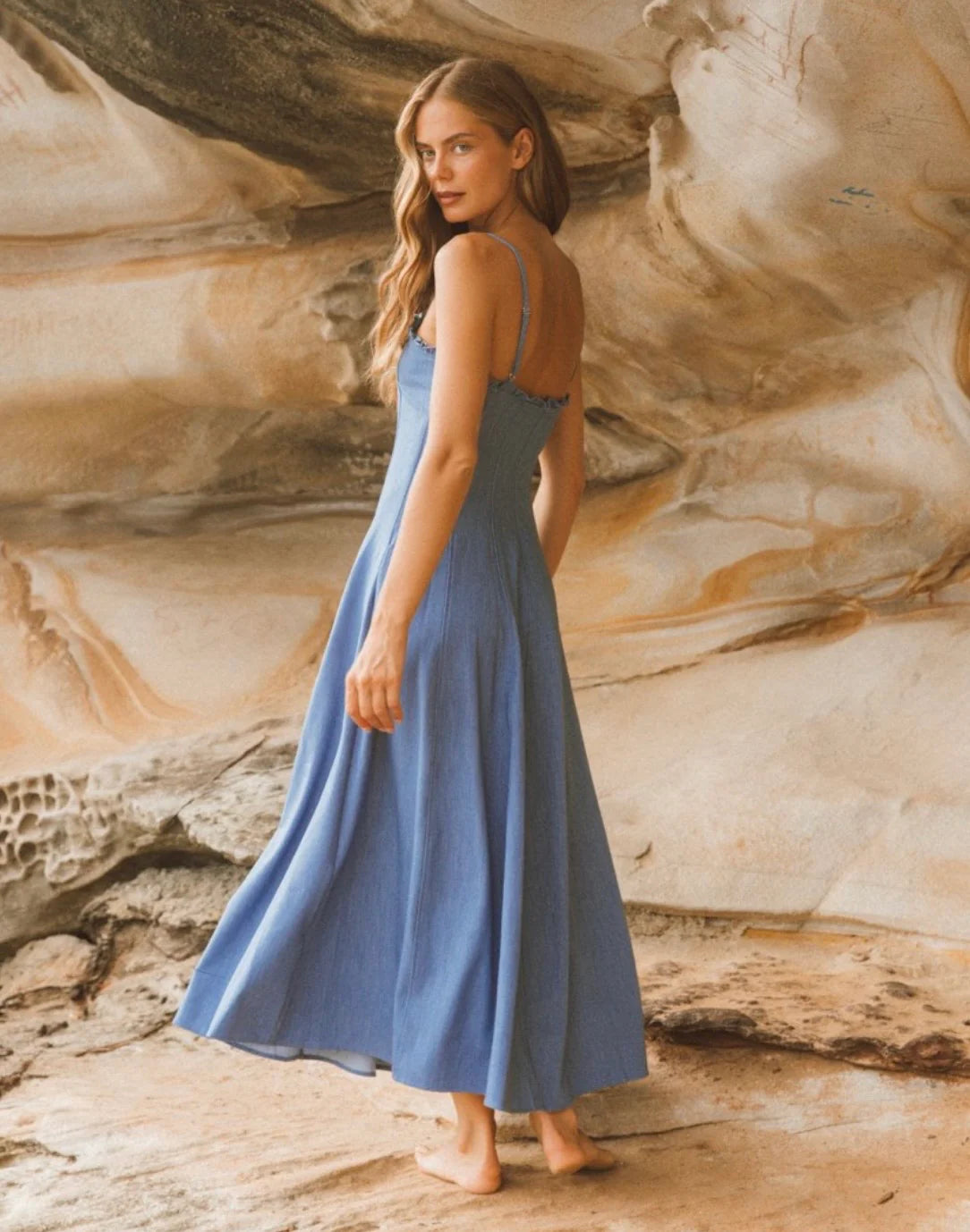 Ebby & I Denim Dress - Global Free Style