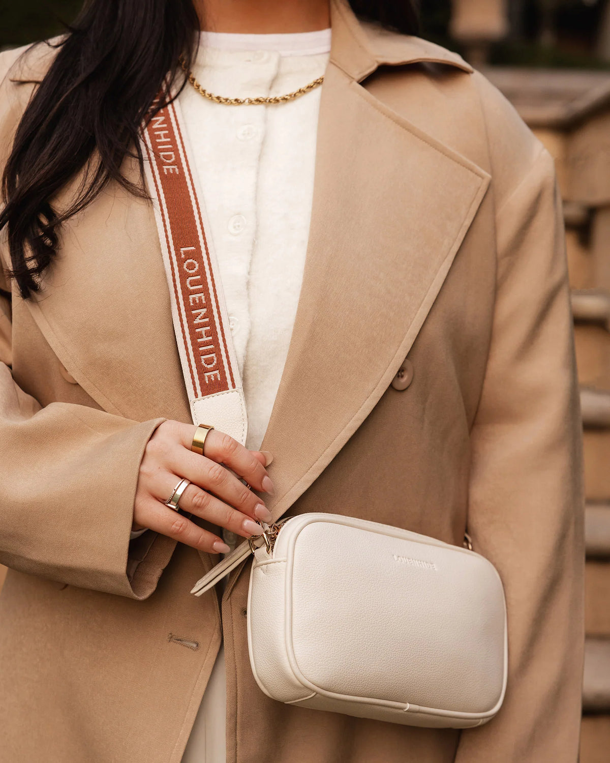 Bianca Crossbody Bag Vanilla Bags and Purses Louenhide