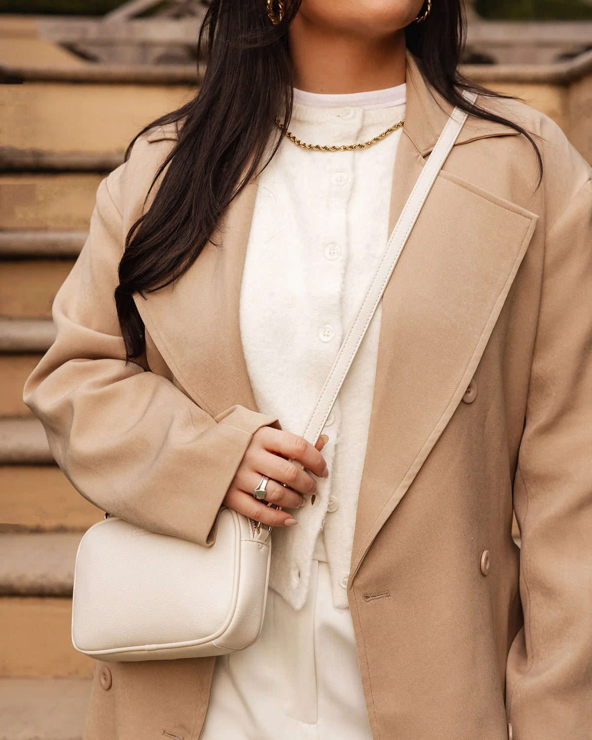 Bianca Crossbody Bag Vanilla Bags and Purses Louenhide