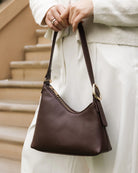 Amelia Shoulder Bag Chocolate Bags and Purses Louenhide