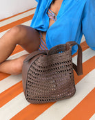 Louisa Shoulder Bag Chocolate Bags and Purses Louenhide