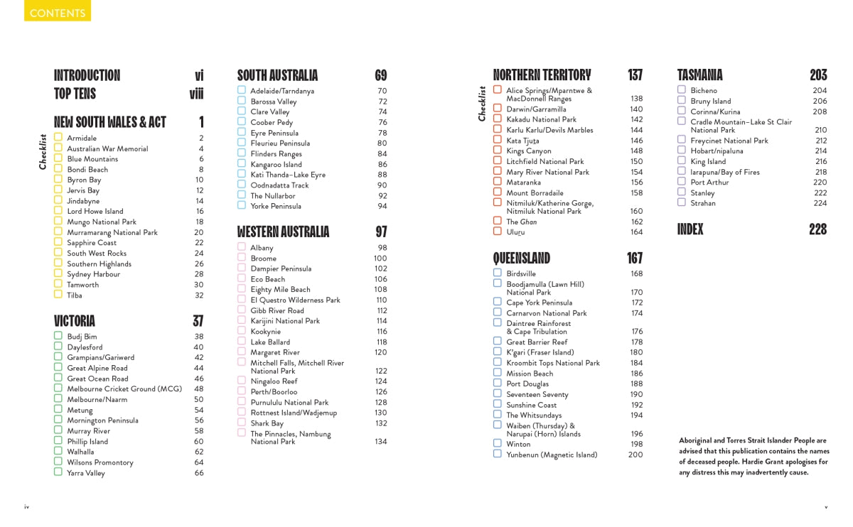 Australia’s Ultimate Bucket List 2nd edition Cards and Wrap HARDIE & GRANT